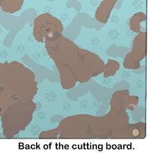 Load image into Gallery viewer, Chocolate Standard Poodle Glass Cutting Boards – Durable, Decorative Kitchen Art Large
