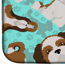 Load image into Gallery viewer, Shih Tzu Dish Drying Mat – Absorbent, Artistic Kitchen Essentials