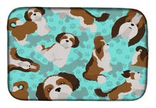 Load image into Gallery viewer, Shih Tzu Dish Drying Mat – Absorbent, Artistic Kitchen Essentials