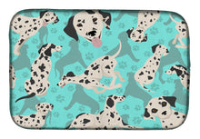 Load image into Gallery viewer, Dalmatian Dish Drying Mat – Absorbent, Artistic Kitchen Essentials