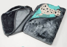 Load image into Gallery viewer, Dalmatian Soft Travel Blanket with Bag
