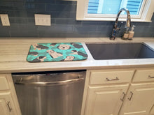 Load image into Gallery viewer, Old English Sheepdog Dish Drying Mat – Absorbent, Artistic Kitchen Essentials