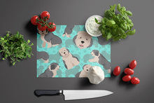 Load image into Gallery viewer, Old English Sheepdog Glass Cutting Boards – Durable, Decorative Kitchen Art Large