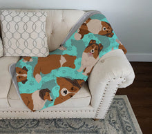 Load image into Gallery viewer, Sheltie Quilted Blanket 50x60