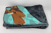 Load image into Gallery viewer, Sheltie Soft Travel Blanket with Bag