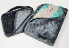 Load image into Gallery viewer, Great Pyrenees Soft Travel Blanket with Bag