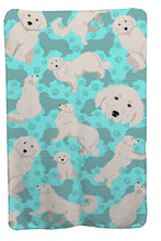 Load image into Gallery viewer, Great Pyrenees Soft Travel Blanket with Bag