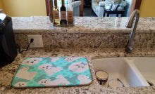 Load image into Gallery viewer, Maltese Dish Drying Mat – Absorbent, Artistic Kitchen Essentials
