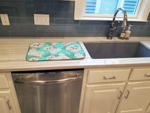 Load image into Gallery viewer, Maltese Dish Drying Mat – Absorbent, Artistic Kitchen Essentials