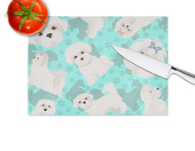 Load image into Gallery viewer, Maltese Glass Cutting Boards – Durable, Decorative Kitchen Art Large