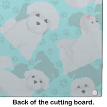 Load image into Gallery viewer, Maltese Glass Cutting Boards – Durable, Decorative Kitchen Art Large