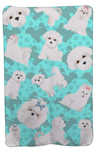 Load image into Gallery viewer, Maltese Soft Travel Blanket with Bag
