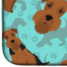 Load image into Gallery viewer, Airedale Terrier Dish Drying Mat – Absorbent, Artistic Kitchen Essentials
