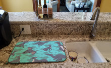 Load image into Gallery viewer, Italian Greyhound Dish Drying Mat – Absorbent, Artistic Kitchen Essentials