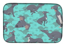 Load image into Gallery viewer, Italian Greyhound Dish Drying Mat – Absorbent, Artistic Kitchen Essentials