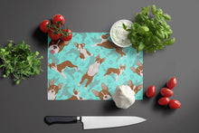 Load image into Gallery viewer, Red Boston Terrier Glass Cutting Boards – Durable, Decorative Kitchen Art Large