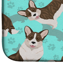 Load image into Gallery viewer, Brindle Cardigan Corgi Dish Drying Mat – Absorbent, Artistic Kitchen Essentials