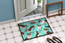 Load image into Gallery viewer, Brindle Cardigan Corgi Doormat - 24x36 Decorative Floor Mat – Indoor/Outdoor Rug with Artistic Flair