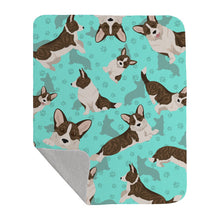 Load image into Gallery viewer, Brindle Cardigan Corgi Quilted Blanket 50x60
