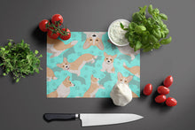 Load image into Gallery viewer, Fawn Cardigan Corgi Glass Cutting Boards – Durable, Decorative Kitchen Art Large