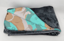 Load image into Gallery viewer, Fawn Cardigan Corgi Soft Travel Blanket with Bag