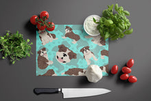 Load image into Gallery viewer, Brindle English Bulldog Glass Cutting Boards – Durable, Decorative Kitchen Art Large