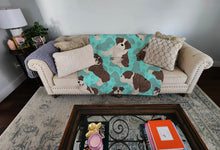 Load image into Gallery viewer, Brindle English Bulldog Quilted Blanket 50x60