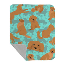 Load image into Gallery viewer, Golden Retriever Quilted Blanket 50x60