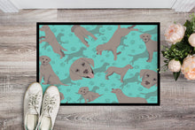 Load image into Gallery viewer, Grey Labrador Retriever Doormat - 24x36 Decorative Floor Mat – Indoor/Outdoor Rug with Artistic Flair