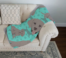 Load image into Gallery viewer, Grey Labrador Retriever Quilted Blanket 50x60