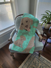 Load image into Gallery viewer, Grey Labrador Retriever Quilted Blanket 50x60