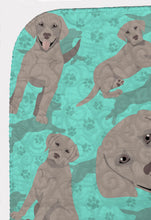 Load image into Gallery viewer, Grey Labrador Retriever Quilted Blanket 50x60