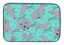 Load image into Gallery viewer, Silver Labrador Retriever Dish Drying Mat – Absorbent, Artistic Kitchen Essentials