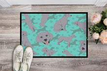 Load image into Gallery viewer, Silver Labrador Retriever Doormat - 24x36 Decorative Floor Mat – Indoor/Outdoor Rug with Artistic Flair