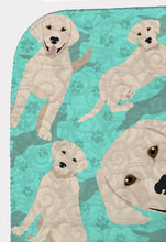 Load image into Gallery viewer, White Cream Labrador Retriever Quilted Blanket 50x60
