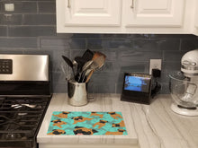 Load image into Gallery viewer, Apricot Pug Glass Cutting Boards – Durable, Decorative Kitchen Art Large