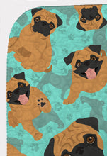 Load image into Gallery viewer, Apricot Pug Quilted Blanket 50x60