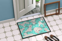 Load image into Gallery viewer, White Standard Poodle Doormat - 24x36 Decorative Floor Mat – Indoor/Outdoor Rug with Artistic Flair