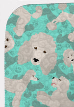 Load image into Gallery viewer, White Standard Poodle Quilted Blanket 50x60