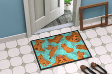 Load image into Gallery viewer, Red Yorkie Doormat - 24x36 Decorative Floor Mat – Indoor/Outdoor Rug with Artistic Flair