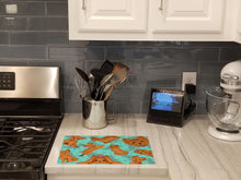 Load image into Gallery viewer, Red Yorkie Glass Cutting Boards – Durable, Decorative Kitchen Art Large