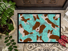 Load image into Gallery viewer, Red Border Collie Doormat - 24x36 Decorative Floor Mat – Indoor/Outdoor Rug with Artistic Flair