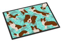 Load image into Gallery viewer, Red Border Collie Doormat - 24x36 Decorative Floor Mat – Indoor/Outdoor Rug with Artistic Flair