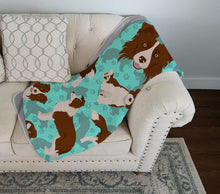 Load image into Gallery viewer, Red Border Collie Quilted Blanket 50x60