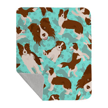 Load image into Gallery viewer, Red Border Collie Quilted Blanket 50x60