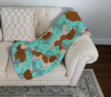 Load image into Gallery viewer, Blenheim Cavalier Spaniel Quilted Blanket 50x60
