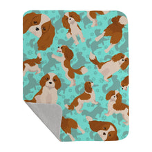 Load image into Gallery viewer, Blenheim Cavalier Spaniel Quilted Blanket 50x60