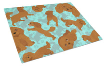 Load image into Gallery viewer, Ruby Cavalier Spaniel Glass Cutting Boards – Durable, Decorative Kitchen Art Large