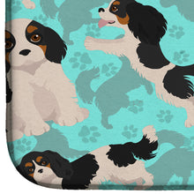 Load image into Gallery viewer, Tricolor Cavalier Spaniel Dish Drying Mat – Absorbent, Artistic Kitchen Essentials