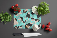 Load image into Gallery viewer, Tricolor Cavalier Spaniel Glass Cutting Boards – Durable, Decorative Kitchen Art Large